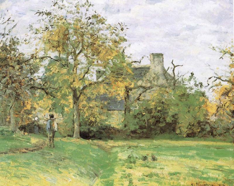 Camille Pissarro House oil painting image